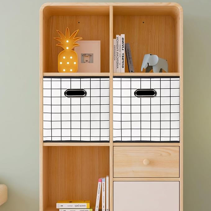 Yunkeeeper storage bins Cubes, Fabric Cube Organizer - Image 4
