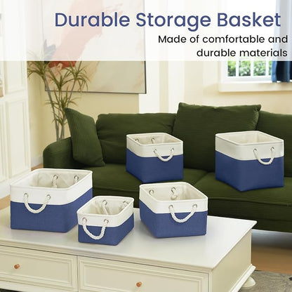 11.8x7.9x5.2 Inch Fabric Small Storage Bins - Image 7