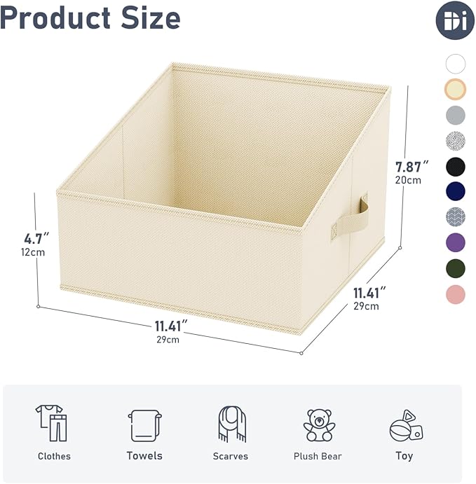 DIMJ Closet Storage Bins 8 Pack - Image 2