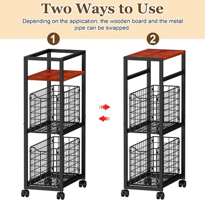 Hongtamoya 3 Tier Laundry Room Cart - Image 6