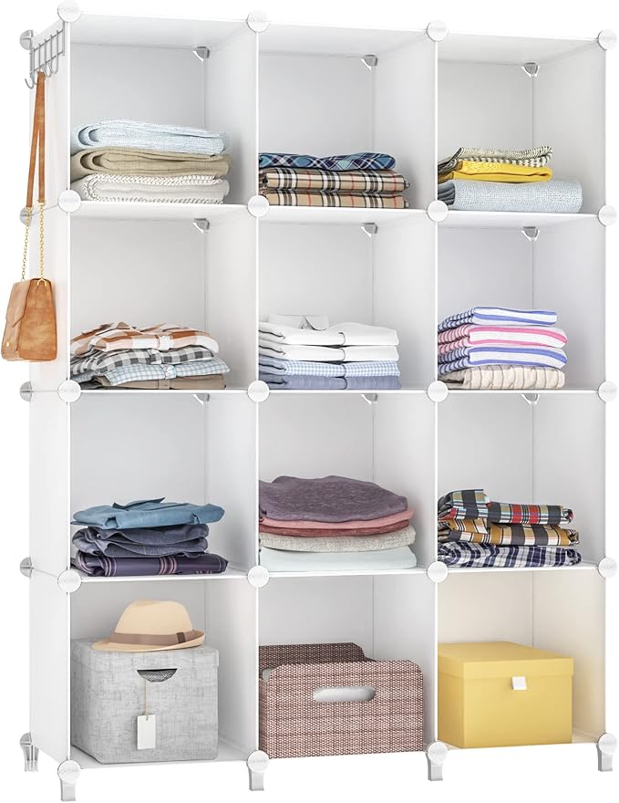 Closet Organizer, 12 Cube Closet Organizers and Storage, Portable Closet by DecorateYourHome