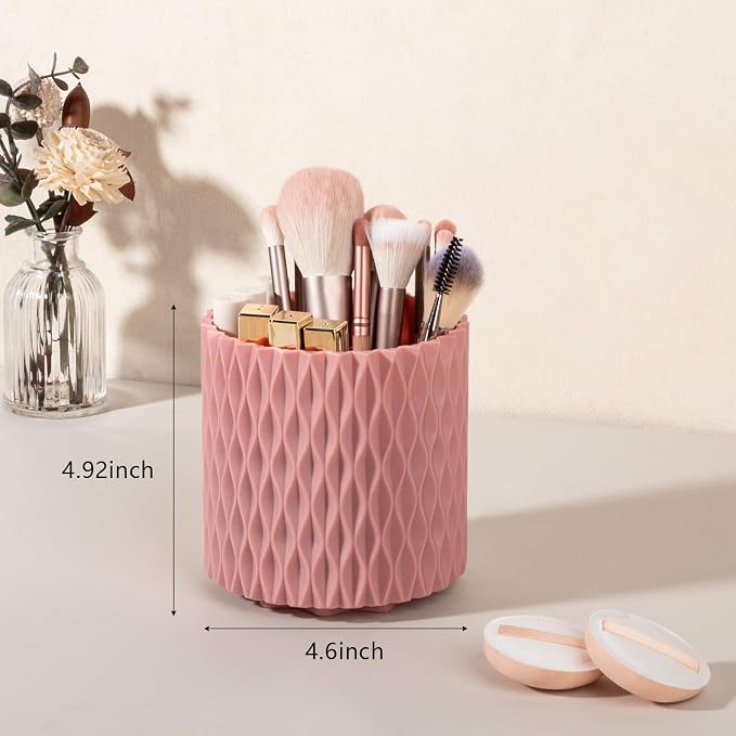 Anyoifax Makeup Brush Holder Organizer 361°Rotating Make Up Brushes Container - Image 4