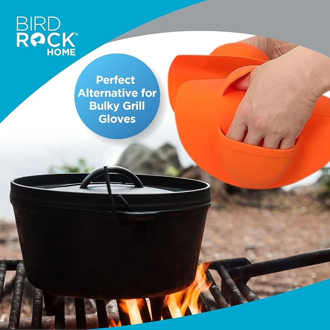 BIRDROCK HOME Collapsible Large BBQ Prep Tub w/Cutting Board, Portable Silicone - Image 5