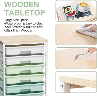 Rolling Storage Utility Cart Organizers - Image 3