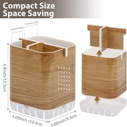 Boperzi Toothbrush Holders for Bathrooms Organizer Countertop, Detachable - Image 6