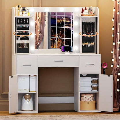 EasyCom Makeup Vanity Desk by EasyCom