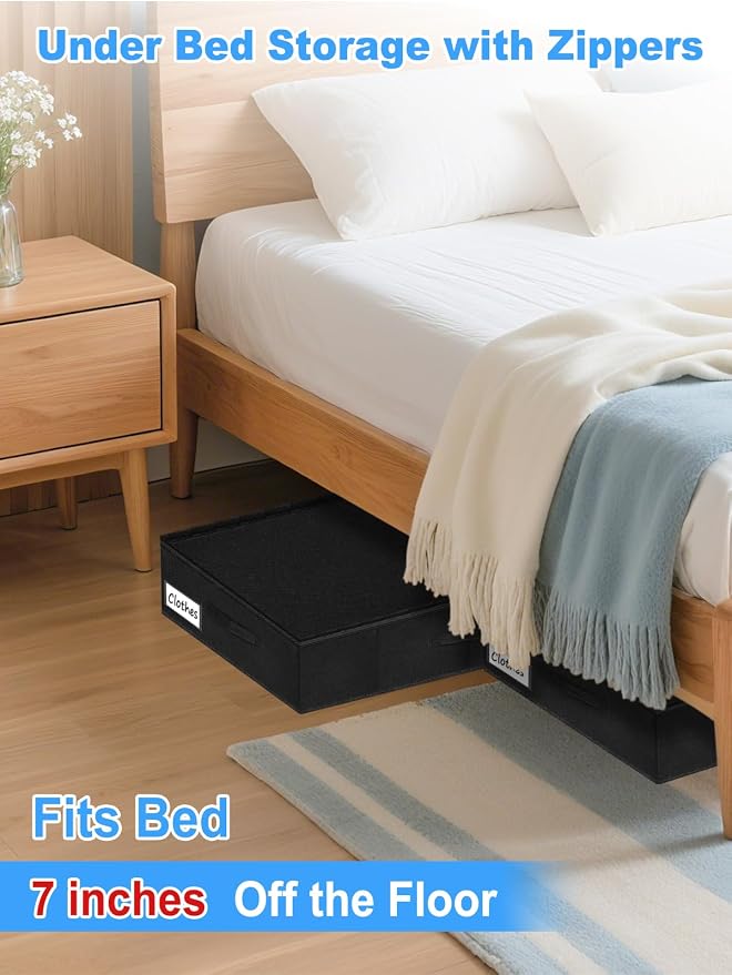 6.7-Inch Tall Under Bed Storage Bin - Image 4