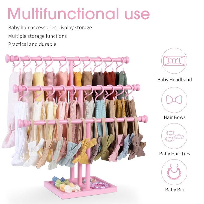 POVETIRE Headband Holder Stand Storage - Image 3