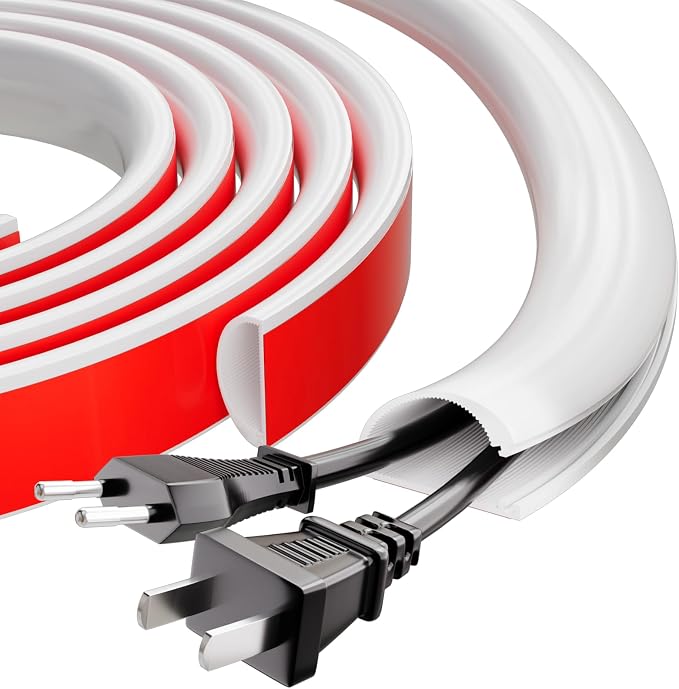 39" Silicone Cord Hider for Wall Mount TV, Large Self-Adhesive Cable Hider for by Conwang