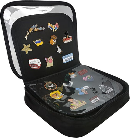 FR Multi-Function Enamel Pin Display Book, Detachable Binder Pin Bag by Unknown