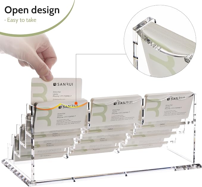 YUXUN Business Card Holder Display - Image 2