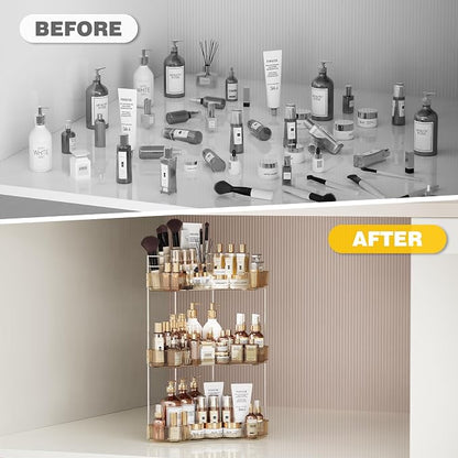 3-Tier Corner Bathroom Counter Organizer - Image 7