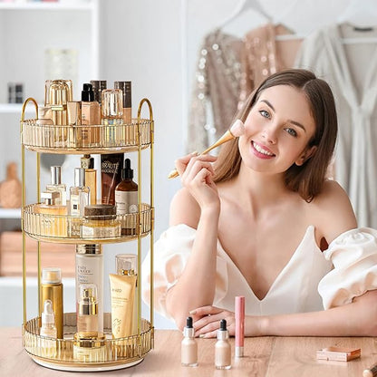 shuang qing Rotating Makeup Organizer - Image 4