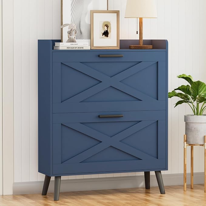 Homleke Farmhouse Shoe Storage Cabinet by Homleke