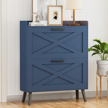 Homleke Farmhouse Shoe Storage Cabinet by Homleke