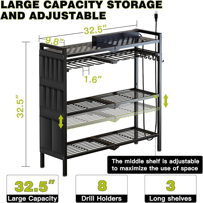 Large Power Tool Organizer Cart - Image 3