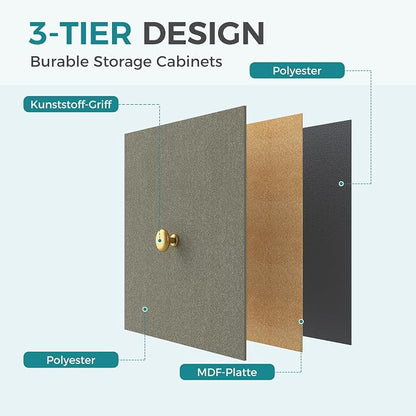 OLIXIS 8 Drawer Storage Dresser - Image 5
