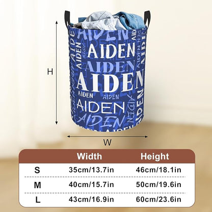 Custom Name Laundry Hamper, Personalized Laundry Baskets - Image 3