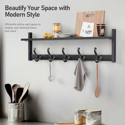 Tatub 29" Rustic Coat Rack Wall Mount - Image 8