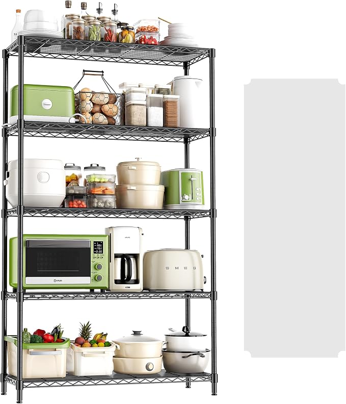 5-Tier Storage Shelves 72" H Wire Shelving by RackBro