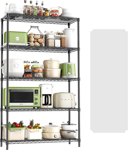5-Tier Storage Shelves 72" H Wire Shelving by RackBro