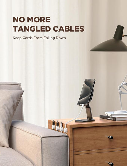 9 Pack Cable Management Cord Holder Organizer, JOYROOM Magnetic Cable Clips - Image 7