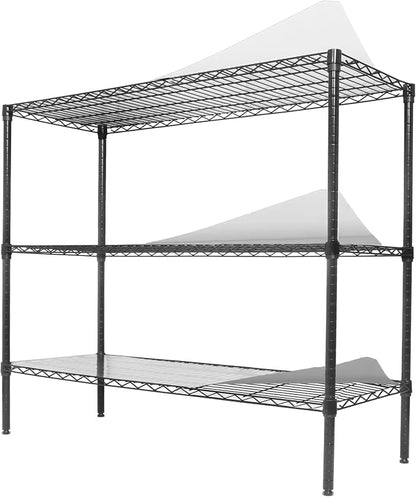 GDFStudio 3-Tier Storage Shelves Set of 2, Adjustable Garage Storage Racks - Image 8