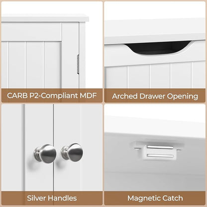 Yaheetech Small Bathroom Storage Cabinet - Image 8