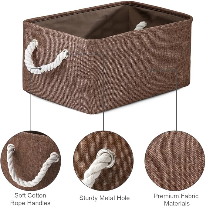 WarmHome Fabric Storage Bin Shelf Basket - Image 6