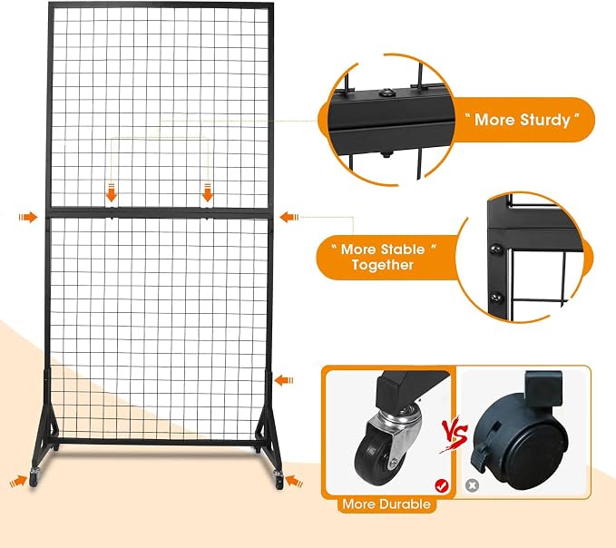 Eastern Tree 2 Packs 3'X 6' Two Gridwall Panels Display Stand - Image 4