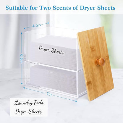 JYPS 1+1 Acrylic Dryer Sheet Holder - Image 2