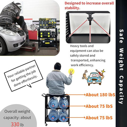 Lumizone Rolling Tool Cart - Image 7