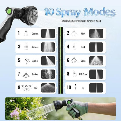100 FT Retractable Garden Hose Reel - Image 6