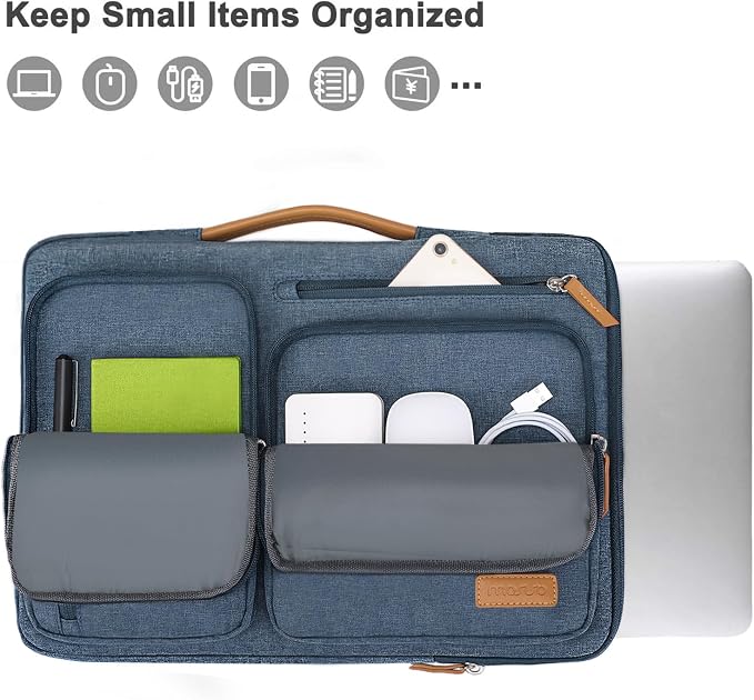 MOSISO 360 Protective Laptop Case 14 inch, 14 inch Laptop Sleeve Compatible - Image 3