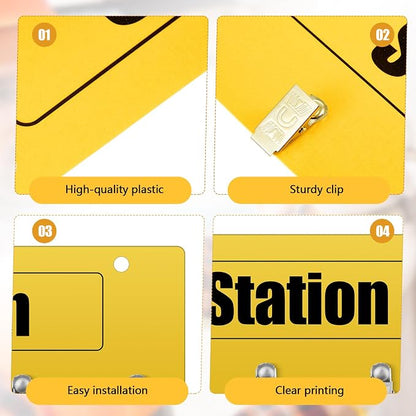 Honeydak Glove Station Organizer Wall Mount Plastic Glove Holder - Image 4