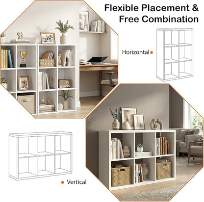 WannabeMyself【2026 Wooden Thick Frame】 6 Cube Storage Organizer - Image 4