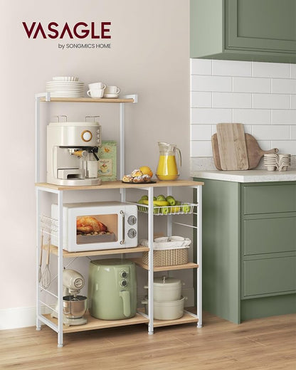 VASAGLE Baker's Rack, Microwave Stand, Kitchen Storage Rack - Image 2
