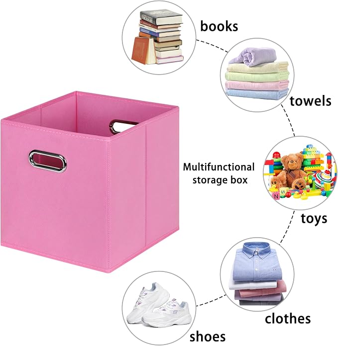 Fabric storage bins Cubes, Fabric Cube Organizer - Image 3