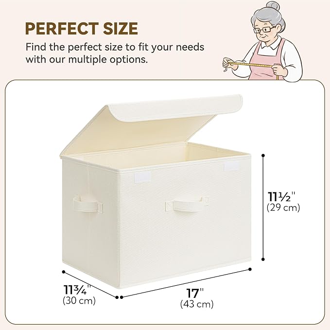 GRANNY SAYS Closet Storage Bins, Decorative Storage Boxes - Image 6