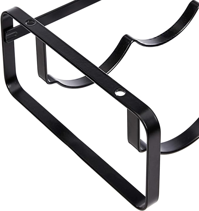 Amazon Basics Tabletop Stackable 4-Bottle Metal Wine Rack, 3.74"D x 15.75"W x - Image 4