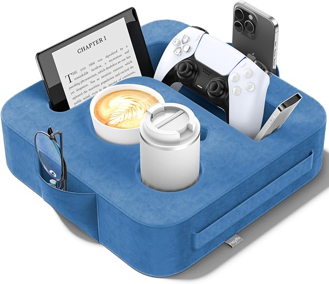Couch Cup Holder Pillow, Sofa and Bed Organizer Caddy by Unknown