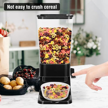 Cereal Dispenser Countertop 3pcs, 5.5L Cereal Containers Storage Dispenser - Image 5