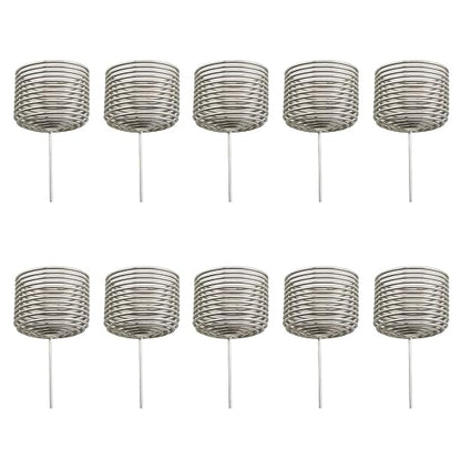 TAODAN 10PCS Cylindrical Stainless Steel Bonsai Fertiliser Container by TAODAN