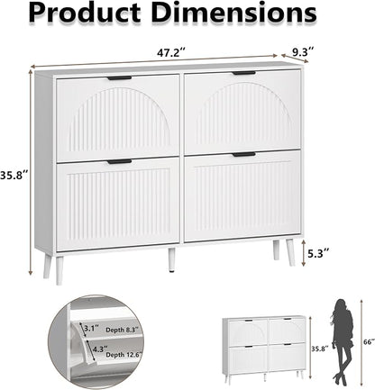 BORNOON Shoe Cabinet for Entryway - Image 2