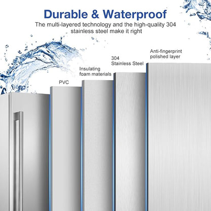 Outdoor Refrigerator 24 Inch, Undercounter Beverage Fridge - Image 3
