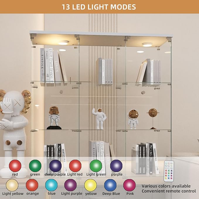 Beauty4U Glass Display Cabinet - Image 5