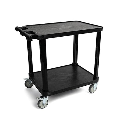 Pearington 2-Tier Compact Multi-Purpose Plastic Utility Cart by Pearington