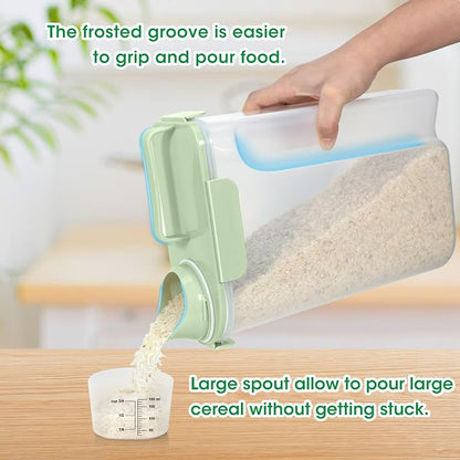 TBMax Airtight Rice Container 10 Lbs, Cereal Dispenser, Pet Cat Dog Food - Image 3