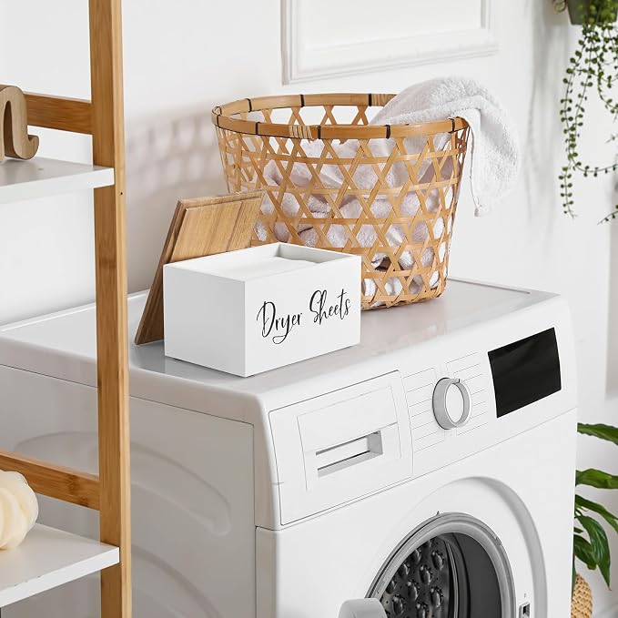 Bivvclaz Dryer Sheet Holder, Wooden Laundry Sheets Container, Laundry Room - Image 6