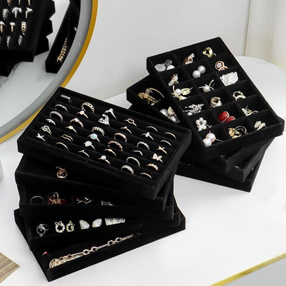 SPAKOWN Jewelry Drawer Organizer Inserts Set of 9, Jewelry Trays - Image 4